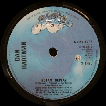 Dan Hartman - Instant Replay / Instant Replay (Replayed) side A