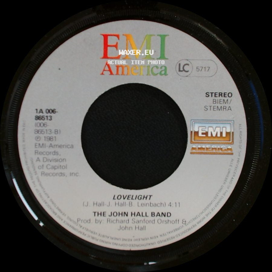 The John Hall Band - You Sure Fooled Me / Lovelight side B