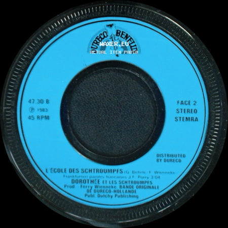 Dorothée Et Les Schtroumpfs - L Ecole Des Schtroumpfs / Les Schtroumpfs (Chanson Schtroumpf Television) side A