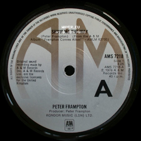 Peter Frampton - Show Me The Way / Shine On side A
