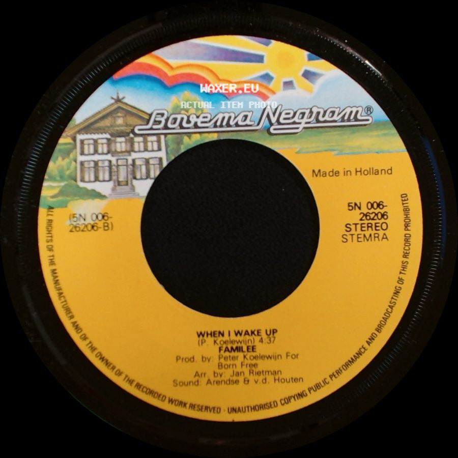 Familiee - When I Wake Up / The Story Of Buddy Holly (Medley) side A