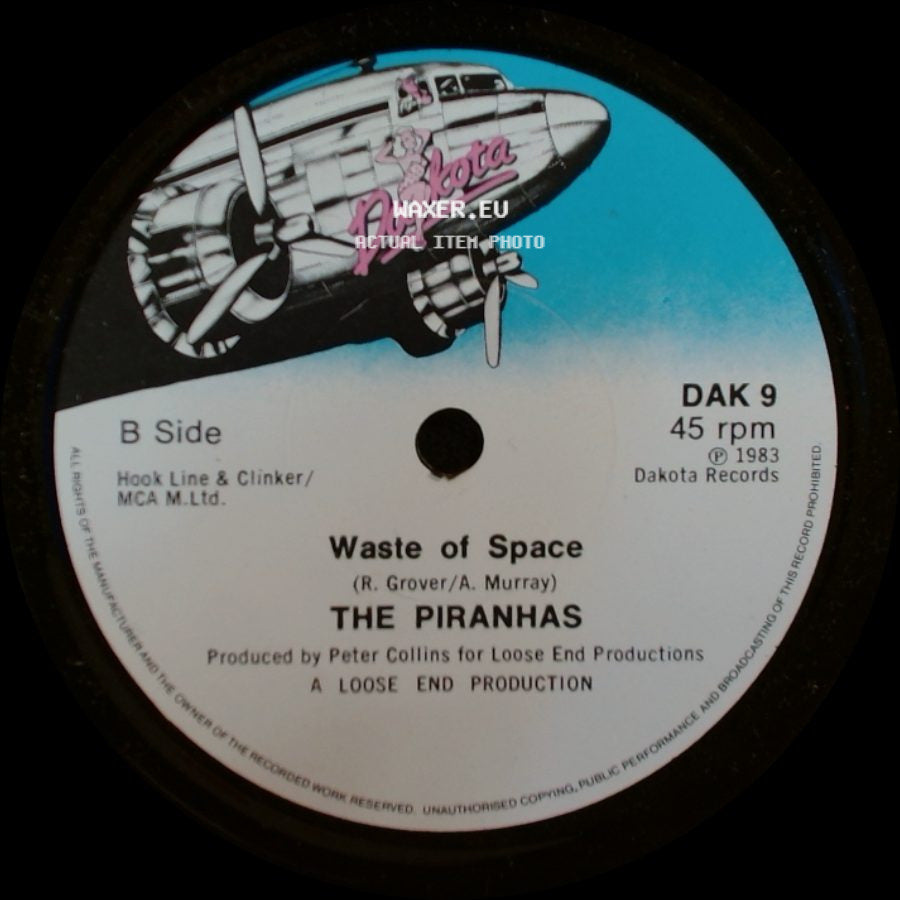 The Piranhas - Easy Come, Easy Go / Waste Of Space side B
