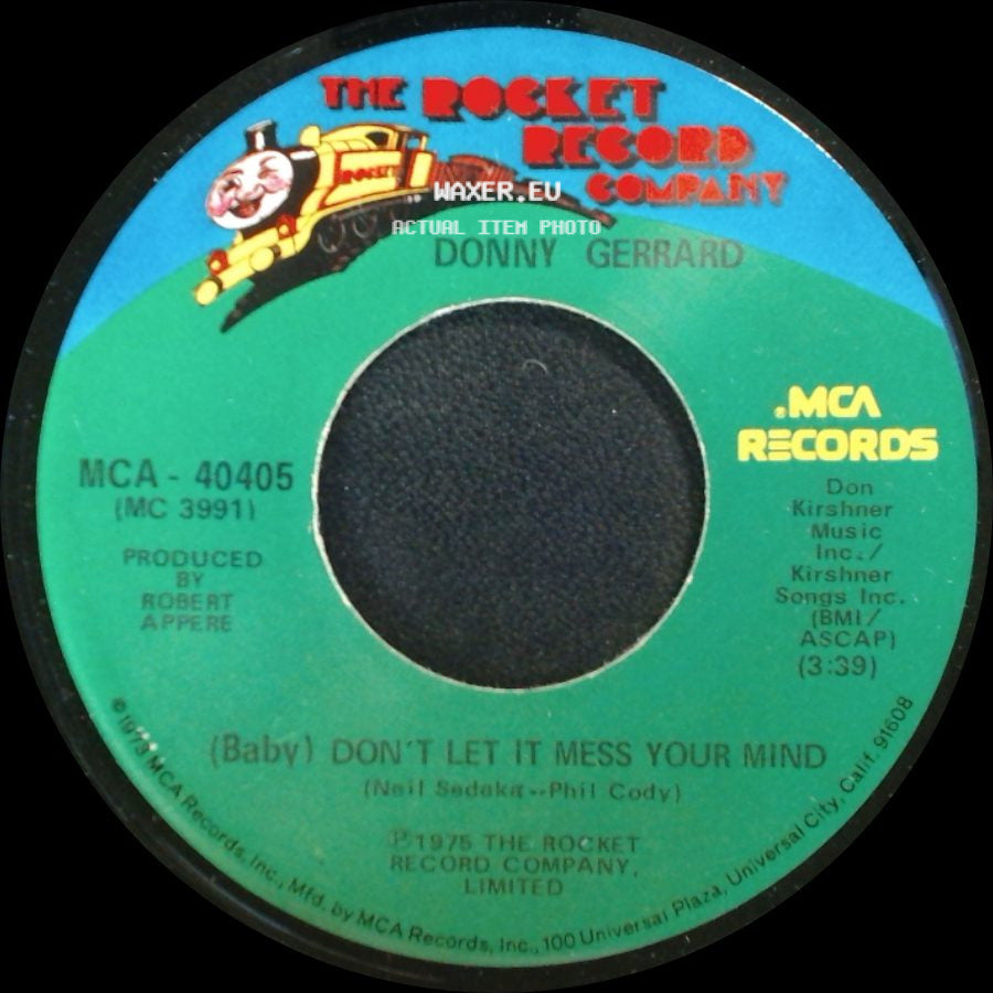 Donny Gerrard - (Baby) Don't Let It Mess Your Mind / A Woman, A Lover, A Friend side A