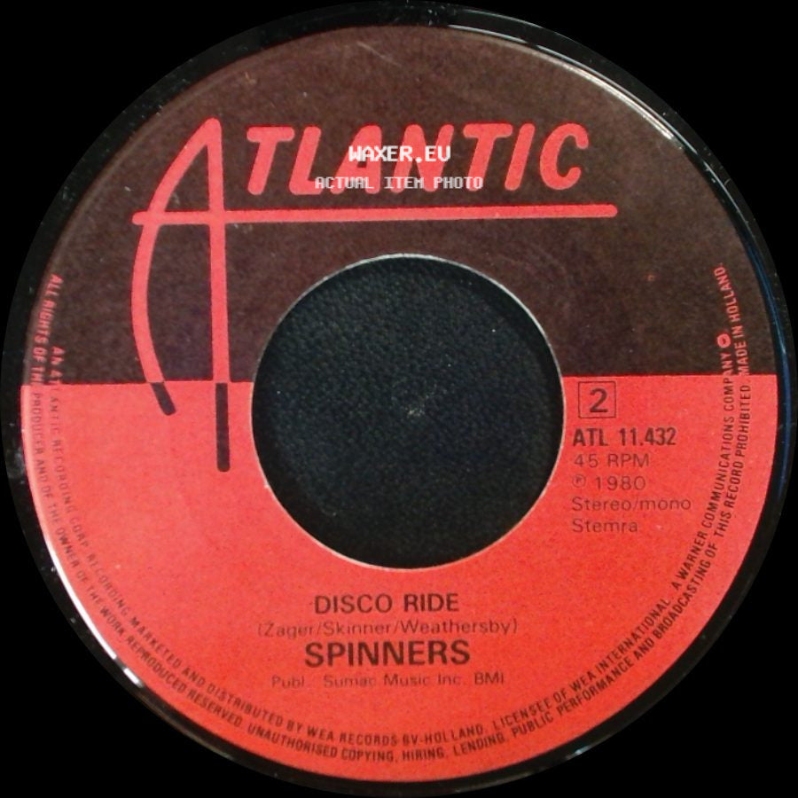 Spinners - Working My Way Back To You / Disco Ride side B