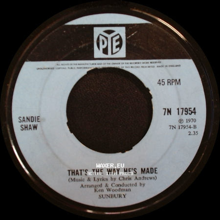 Sandie Shaw - Wight Is Wight / That's The Way He's Made side B