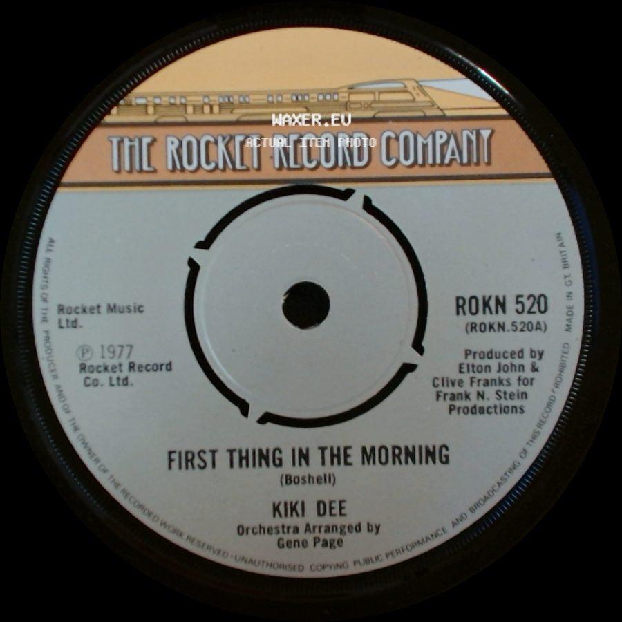 Kiki Dee - The Man Who Loved To Dance / First Thing In The Morning side B