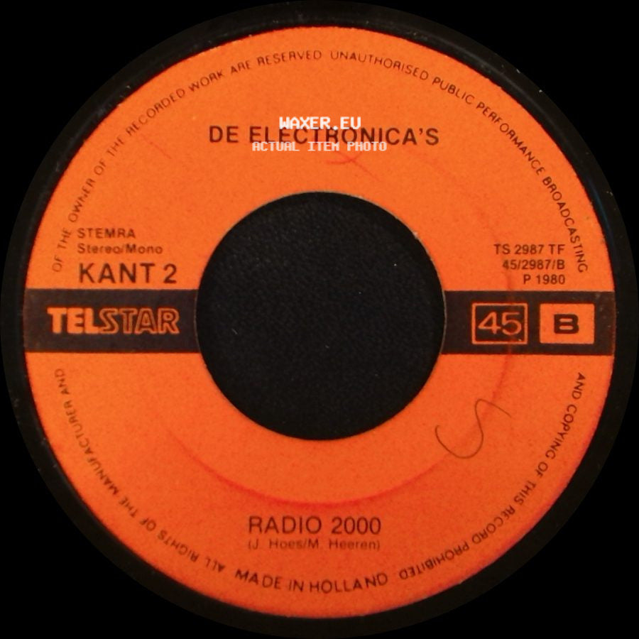 De Electronica's - Radio 2000 / De Vogeltjesdans side A