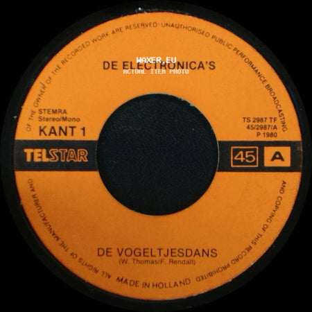 De Electronica's - Radio 2000 / De Vogeltjesdans side B