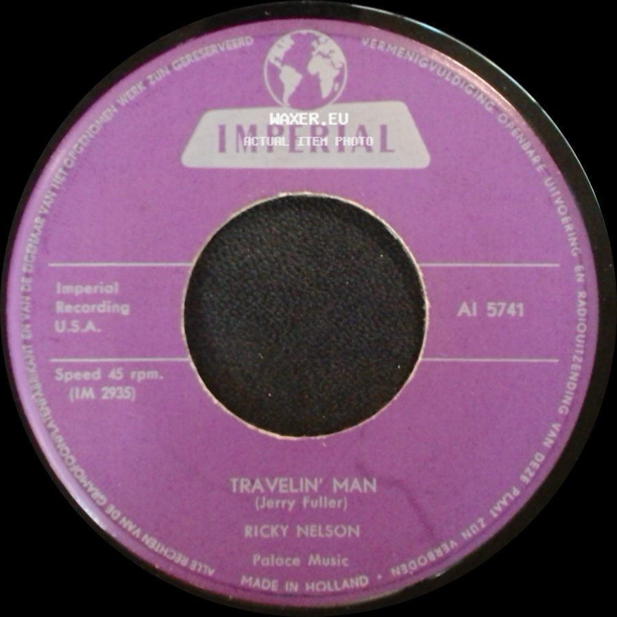 Ricky Nelson - Hello Mary Lou / Travelin' Man side B