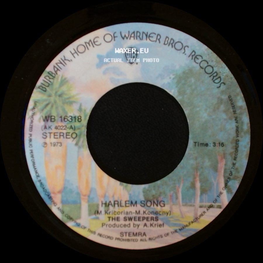The Sweepers - Something's Real / Harlem Song side B