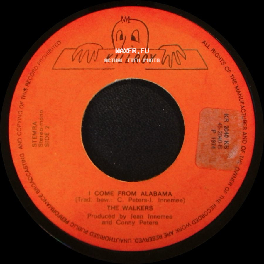 The Walkers - I Wasn't Born In Tennessee / I Come From Alabama side B
