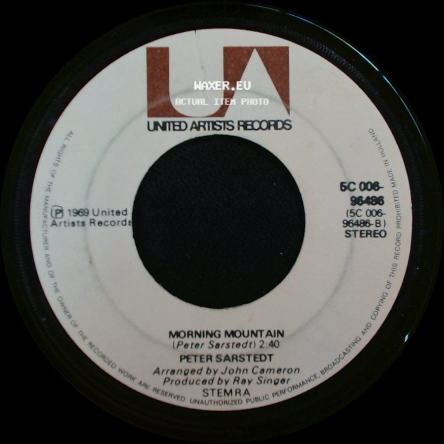 Peter Sarstedt - Where Do You Go To My Lovely / Morning Mountain side B