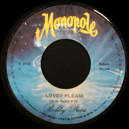 Bobby Prins - Lover Please / They Talk side A