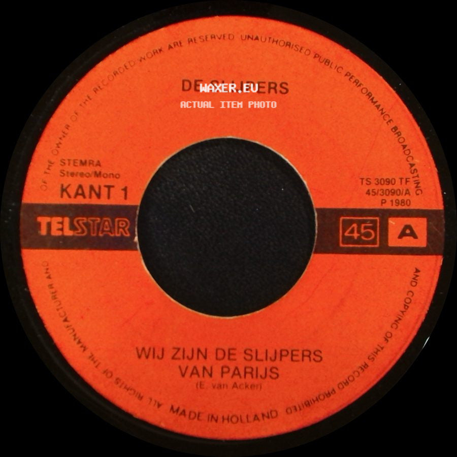 De Slijpers - Wij Zijn De Slijpers Van Parijs / Joepie, Joepie, Nog 'n Keer side A