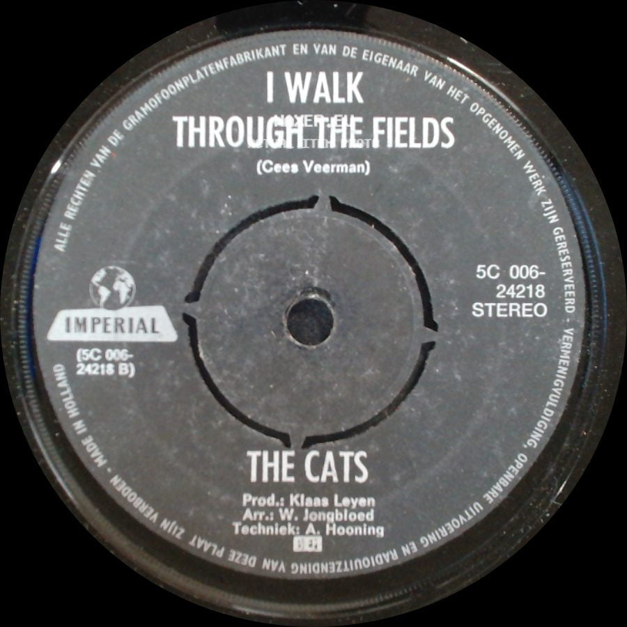 The Cats - Magical Mistery Morning / I Walk Through The Fields side B