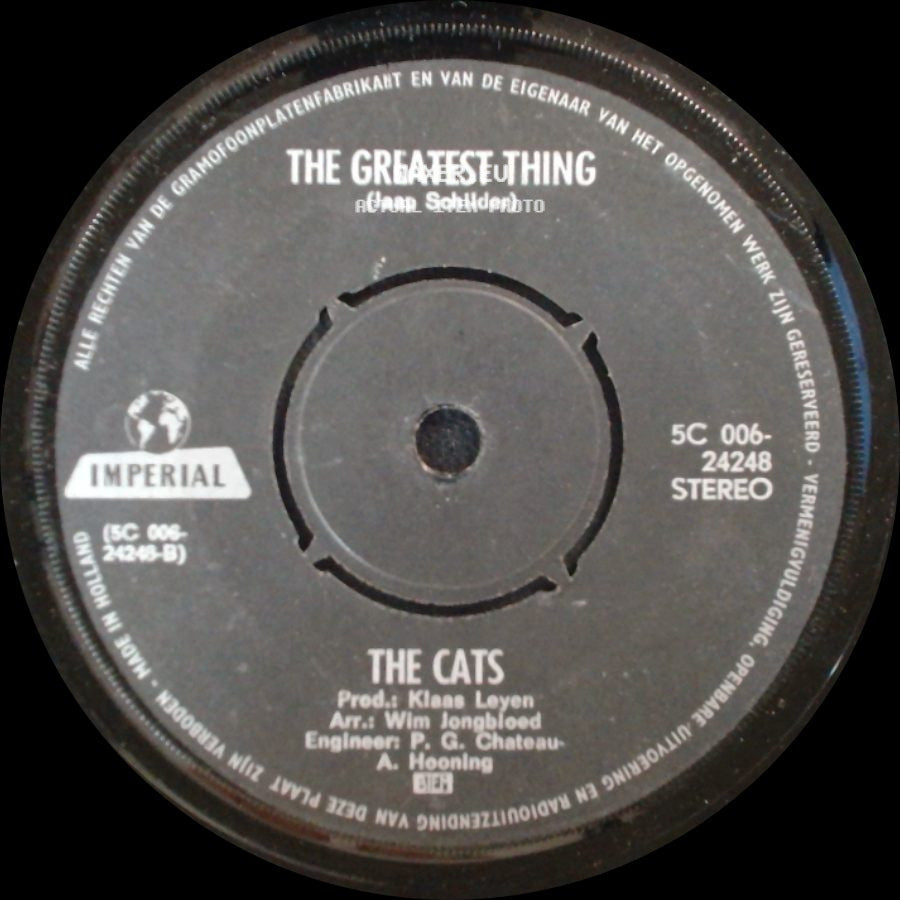 The Cats - Where Have I Been Wrong / The Greatest Thing side B