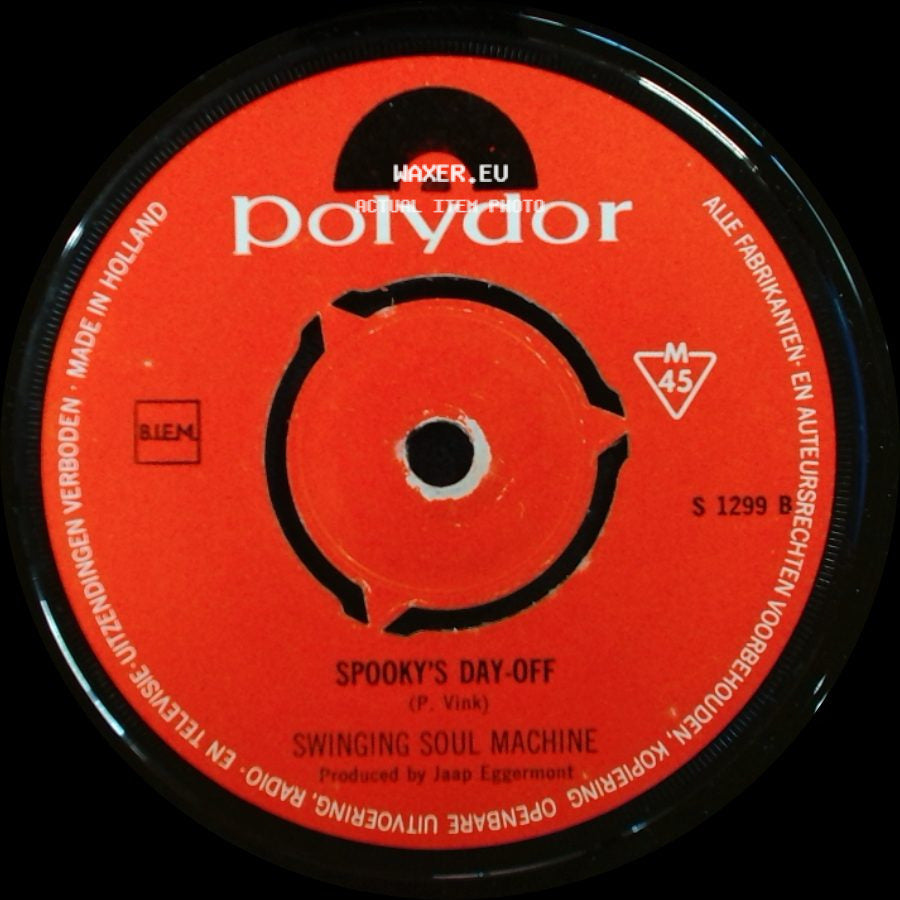 Swinging Soul Machine - Spooky's Day-Off / Nobody Wants You side A
