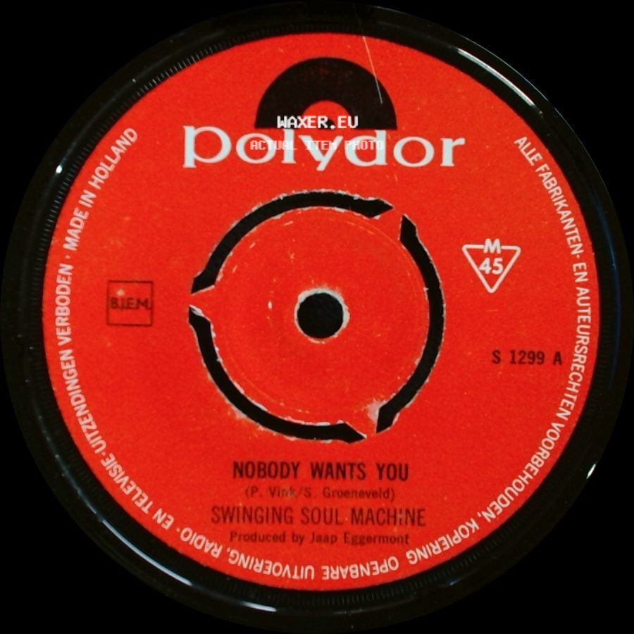 Swinging Soul Machine - Spooky's Day-Off / Nobody Wants You side B