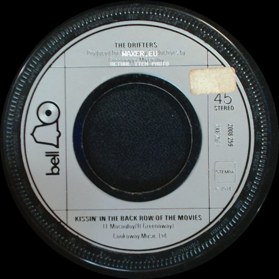 The Drifters - I'm Feeling Sad (And Oh So Lonely) / Kissin' In The Back Row Of The Movies side B