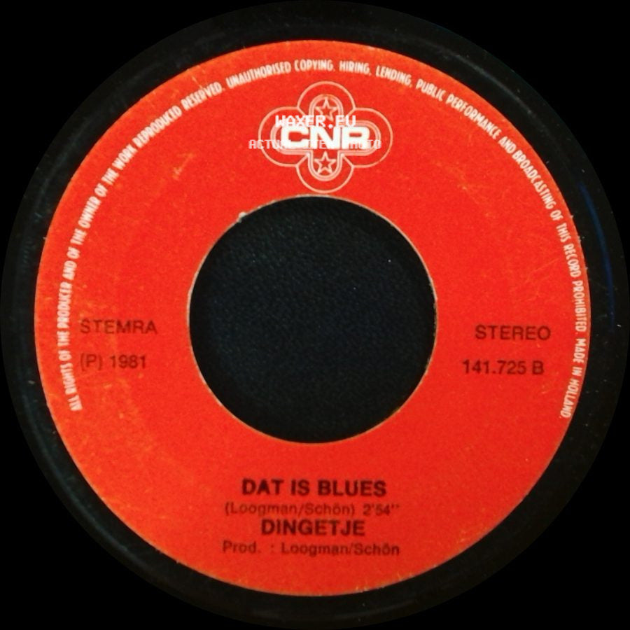 Dingetje / Dave Dee, Dozy, Beaky, Mick & Tich - Dat Is Blues / Please side A