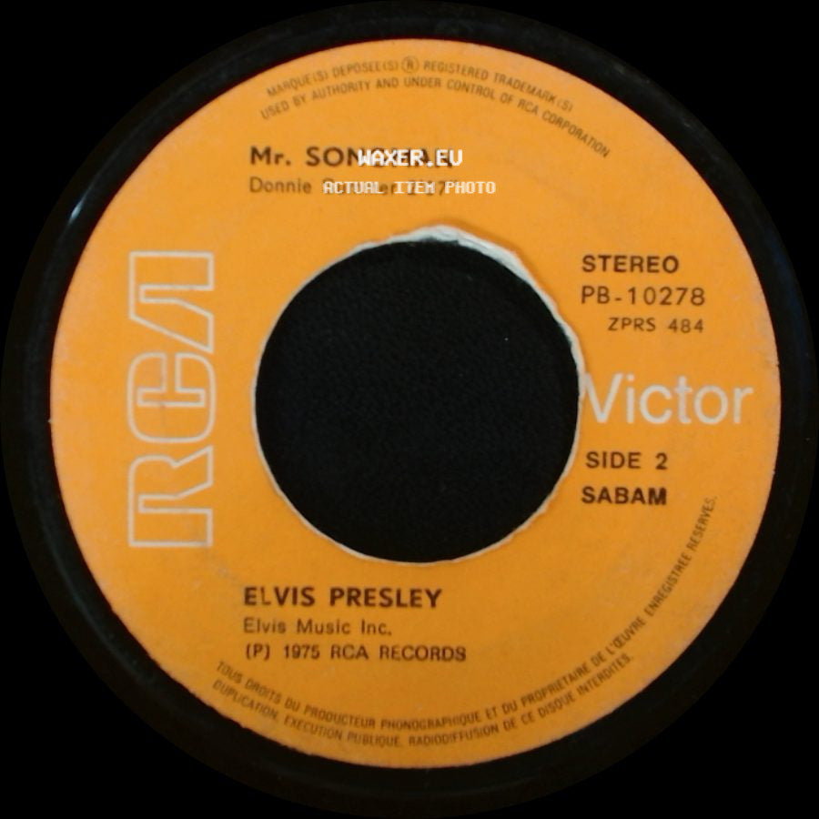 Elvis Presley - T-R-O-U-B-L-E / Mr. Songman side B