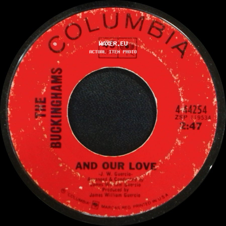 The Buckinghams - Hey Baby (They're Playing Our Song) / And Our Love side B
