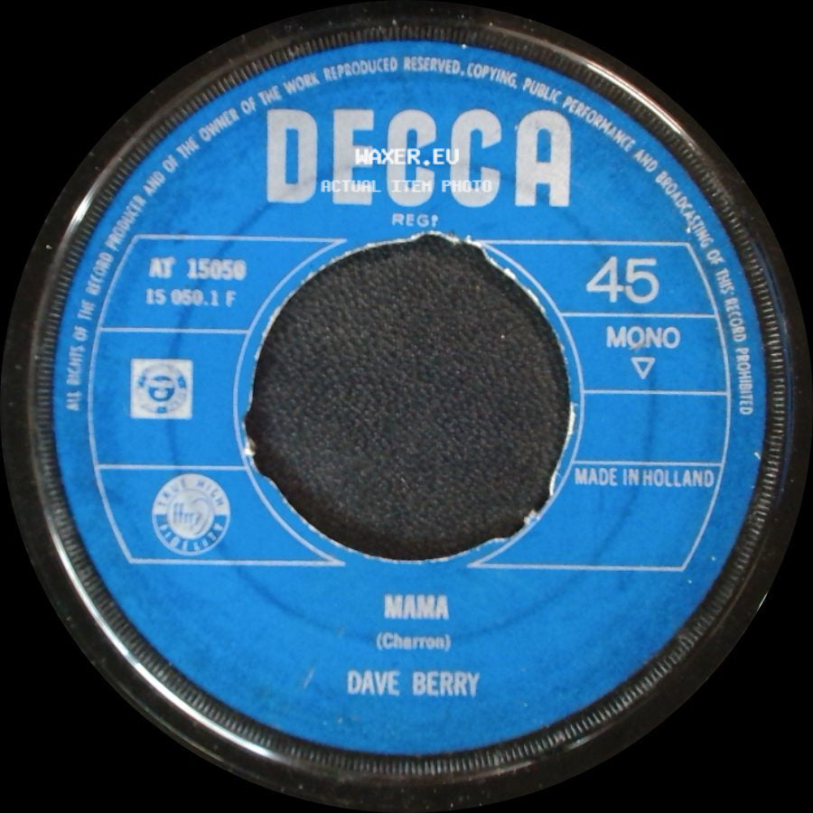 Dave Berry - Mama / Ann side A