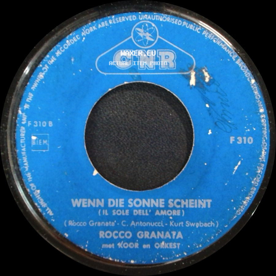 Rocco Granata - Wenn Die Sonne Scheint (Il Sole Dell'amore) / Buona Notte Bambino side A
