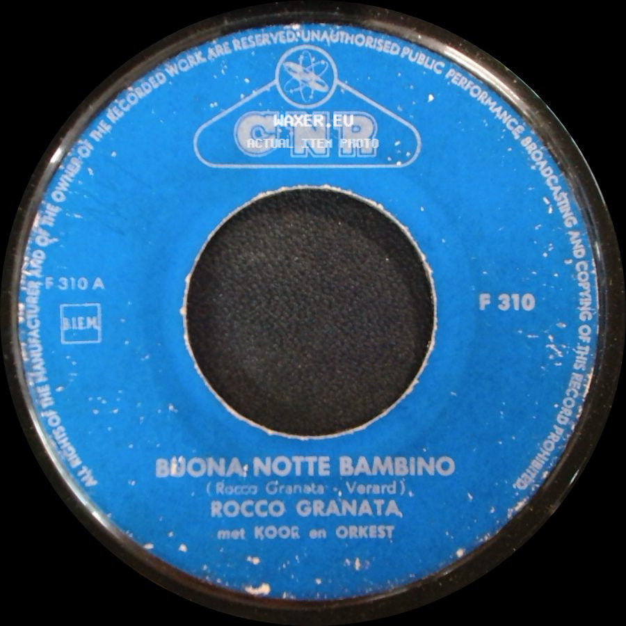 Rocco Granata - Wenn Die Sonne Scheint (Il Sole Dell'amore) / Buona Notte Bambino side B