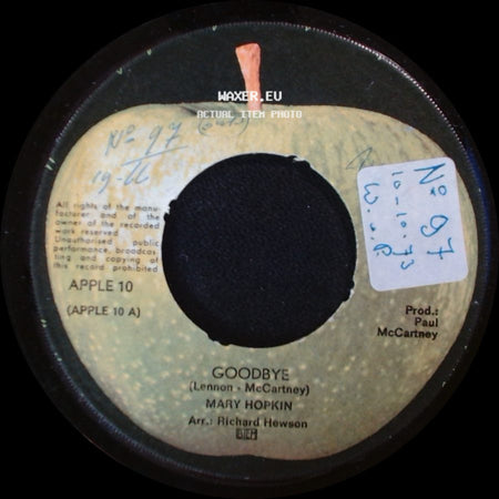 Mary Hopkin - Sparrow / Goodbye side B