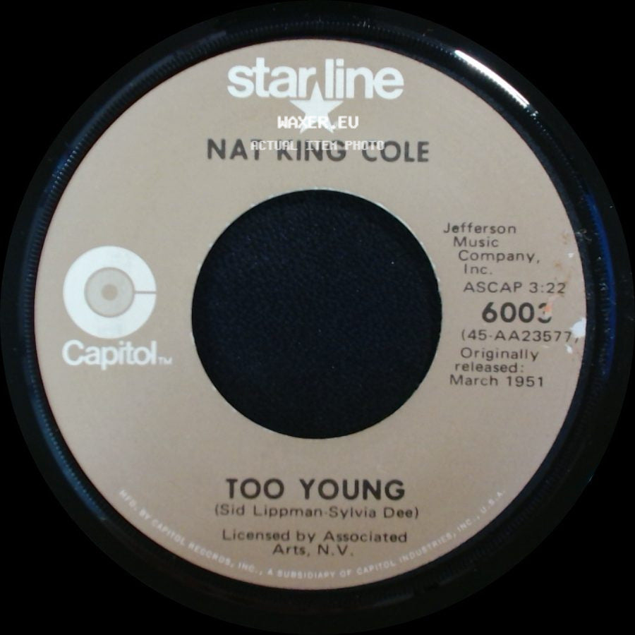 Nat King Cole - Too Young / Mona Lisa side A