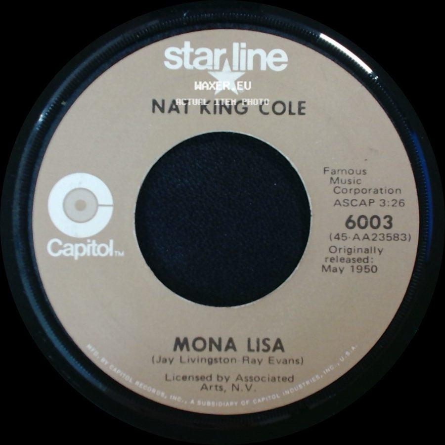 Nat King Cole - Too Young / Mona Lisa side B