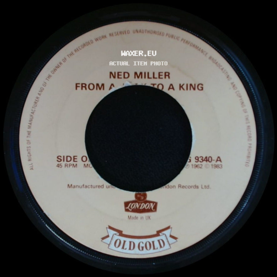 Ned Miller - From A Jack To A King / Do What You Do Do Well side A