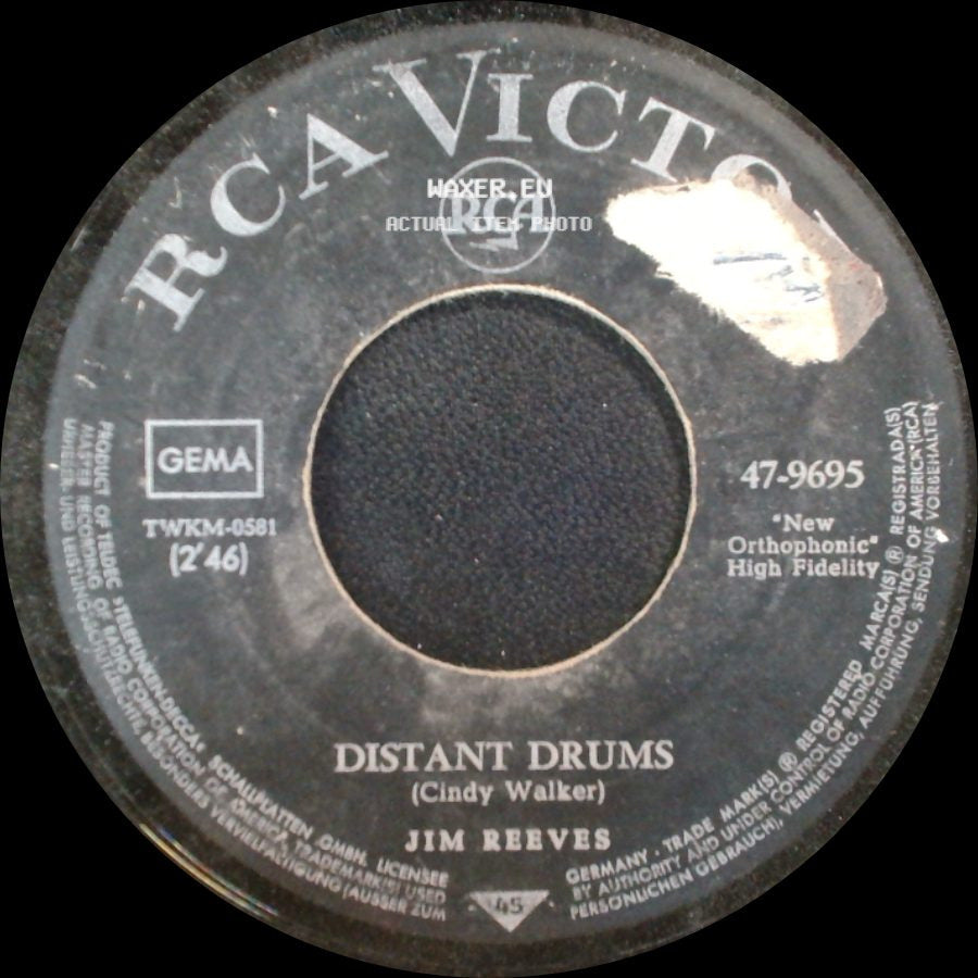 Jim Reeves - My Juanita / Distant Drums side B