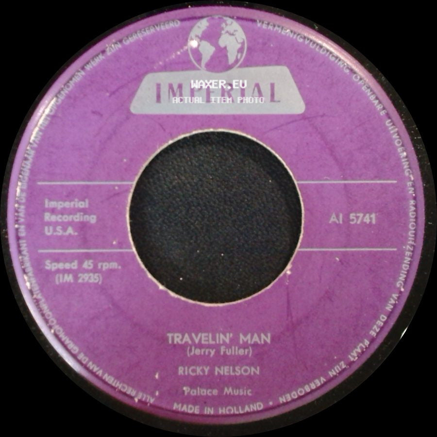 Ricky Nelson - Travelin' Man / Hello Mary Lou side A