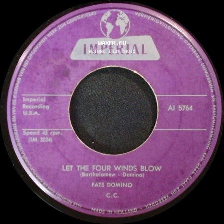 Fats Domino - Good Hearted Man / Let The Four Winds Blow side B