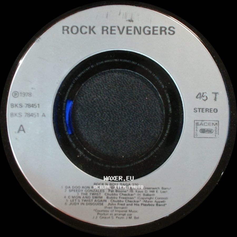 Rock Revengers - Rock'n Roll Saga 1. Guitar Comes First / Unknown Title B side B