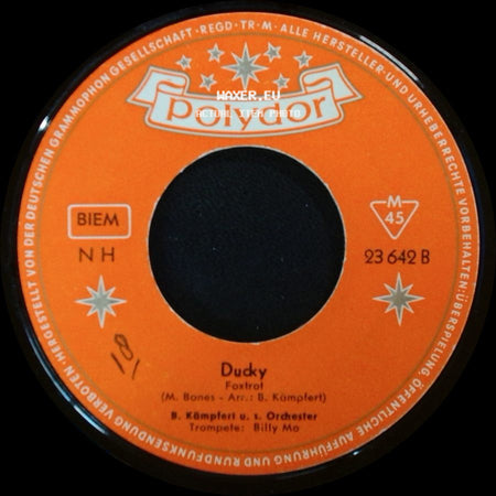 B. Kämpfert U.S. Orchester - Ducky / Mitternachts-Blues side A