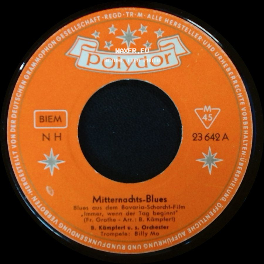 B. Kämpfert U.S. Orchester - Ducky / Mitternachts-Blues side B