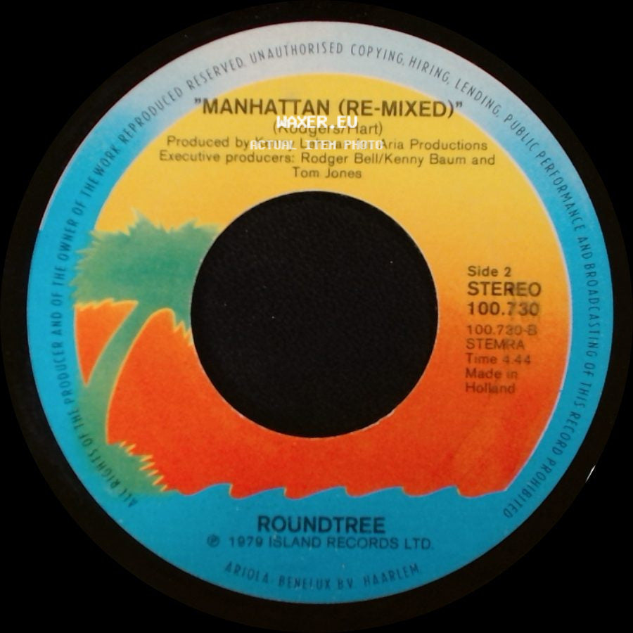 Roundtree - Get On Up (Get On Down) / Manhattan (Re-Mixed) side B