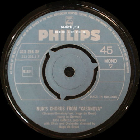 Jose Candel - Ave Maria / Nun's Chorus From "Casanova" side B
