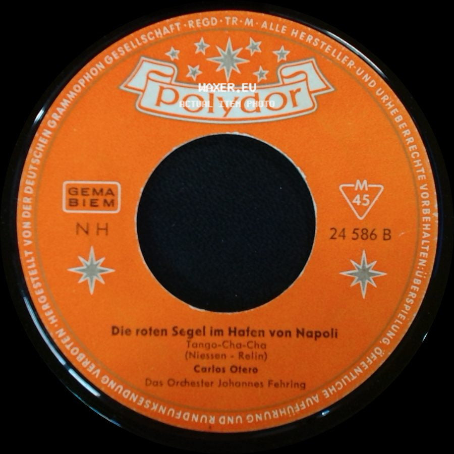 Carlos Otero - Weine Kein Kleines Mädchen, Bella Maria / Die Roten Segel Im Hafen Von Napoli side B
