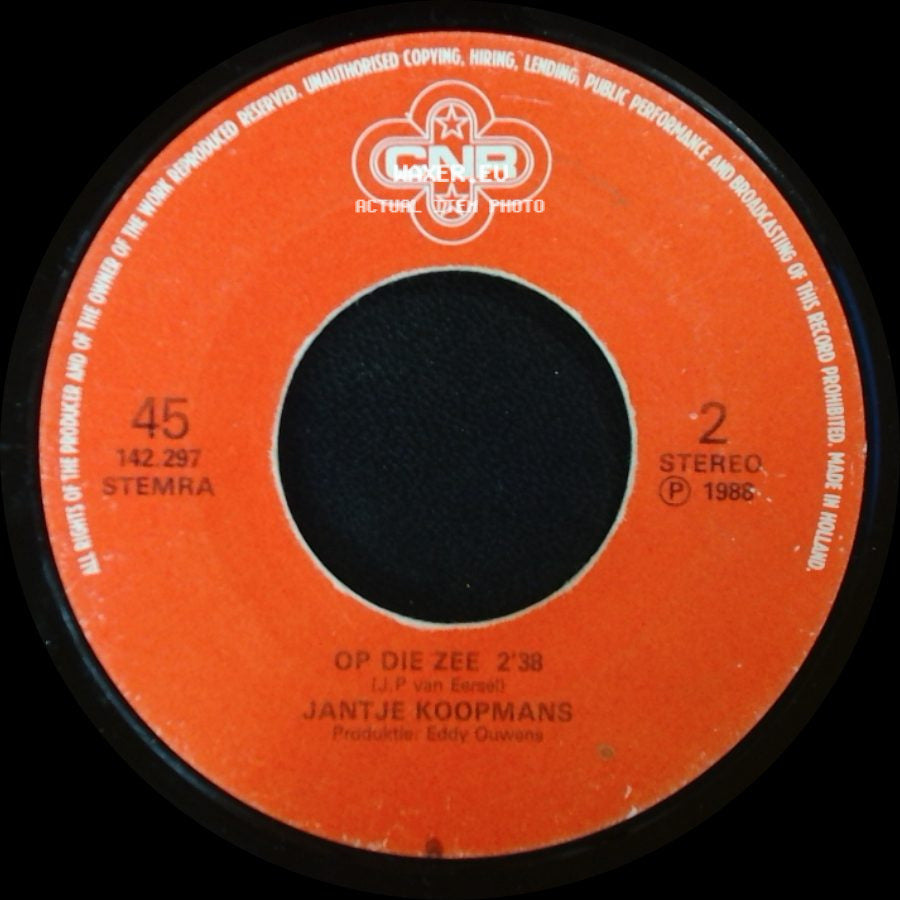 Jantje Koopmans - Op Die Zee / Sjingtakada side A