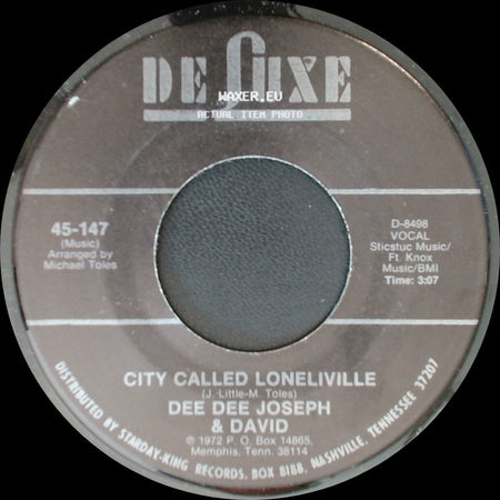 Dee Dee Joseph & David - City Called Loneliville / Devil Made Me Do It side A