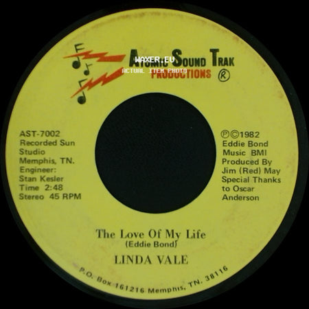 Linda Vale - The Love Of My Life / Someone To Hold You side A