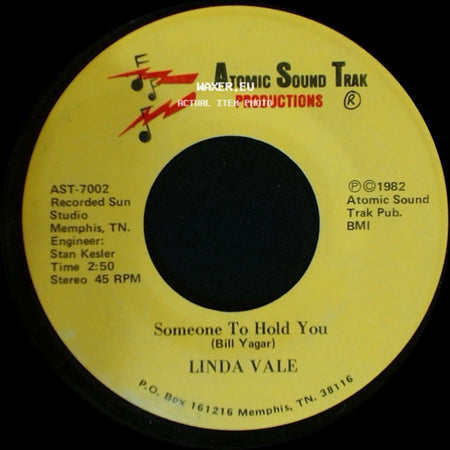 Linda Vale - The Love Of My Life / Someone To Hold You side B