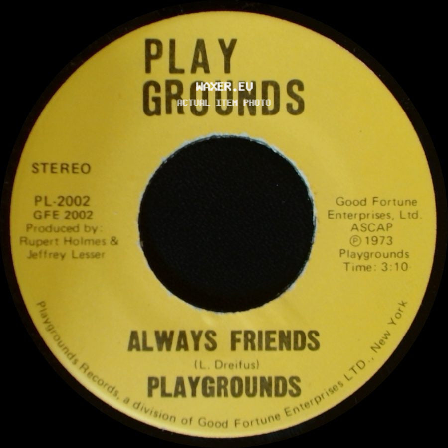 Playgrounds - Always Friends / This Old Man side A