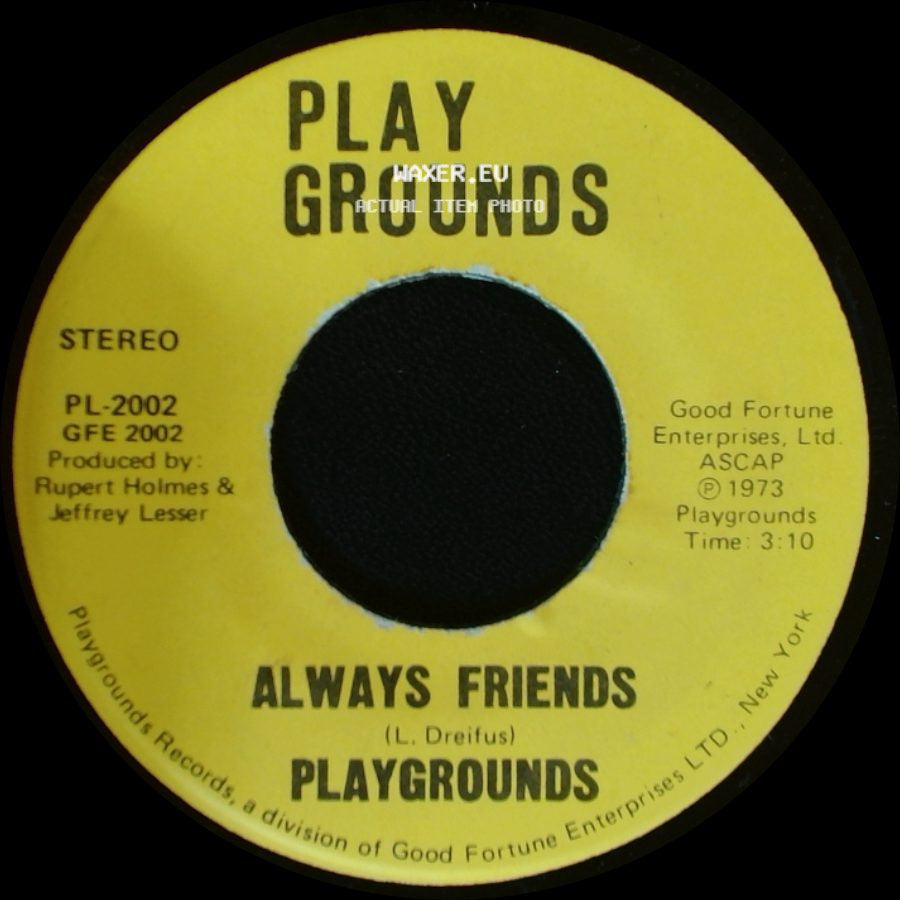 Playgrounds - Always Friends / This Old Man side A
