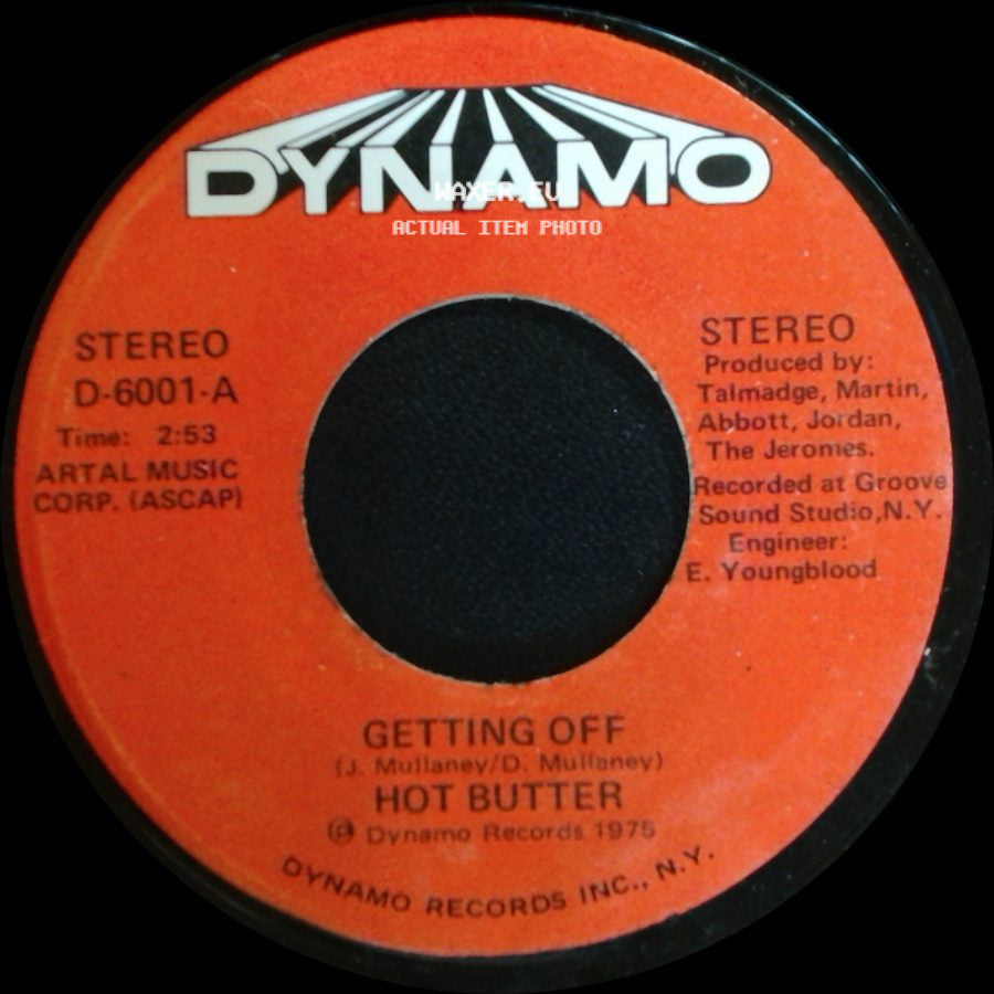 Hot Butter - Getting On / Getting Off side B