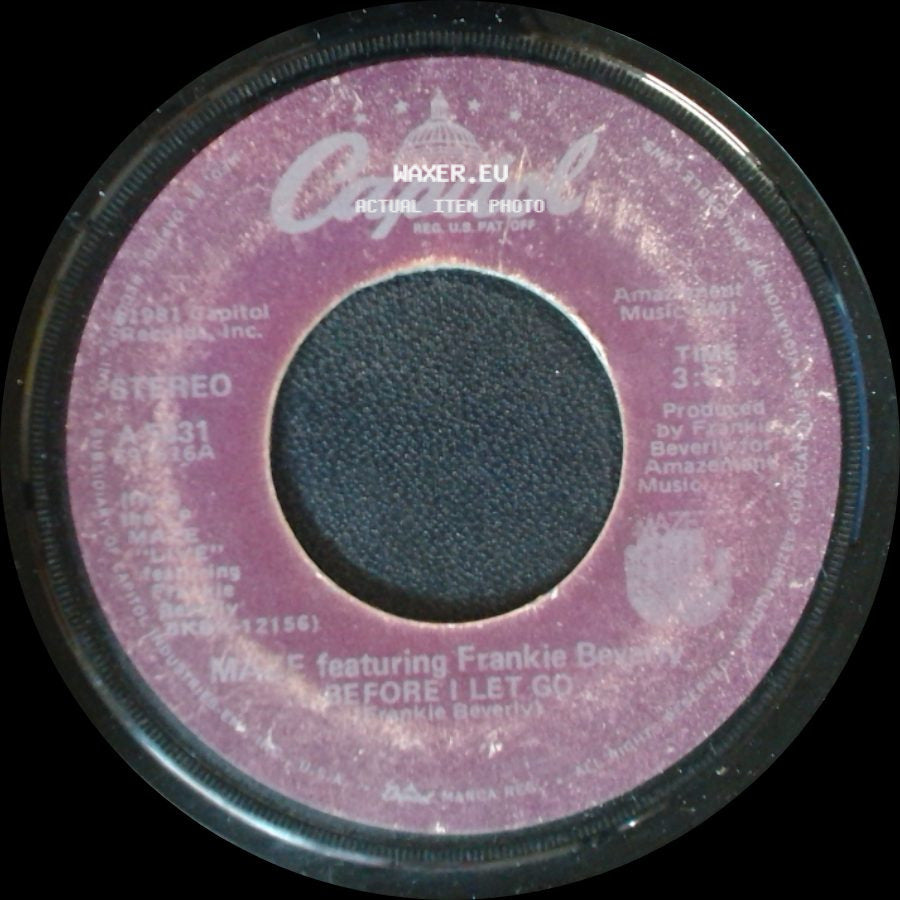 Maize Featuring Frankie Beverly - Before I Let Go / Joy And Rain side A